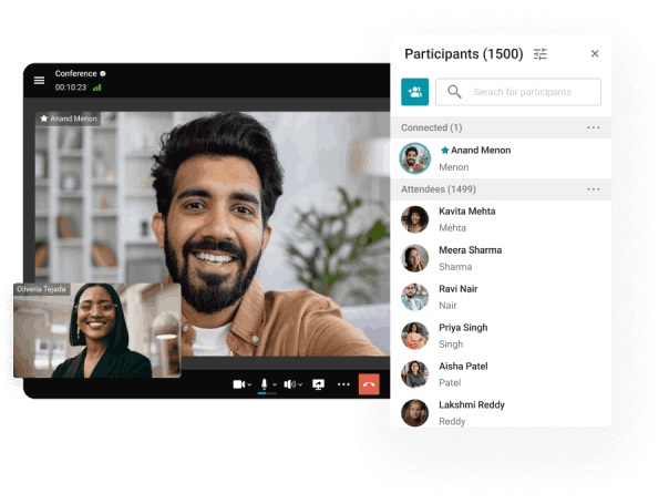 Conferences with up to 2000 Participants